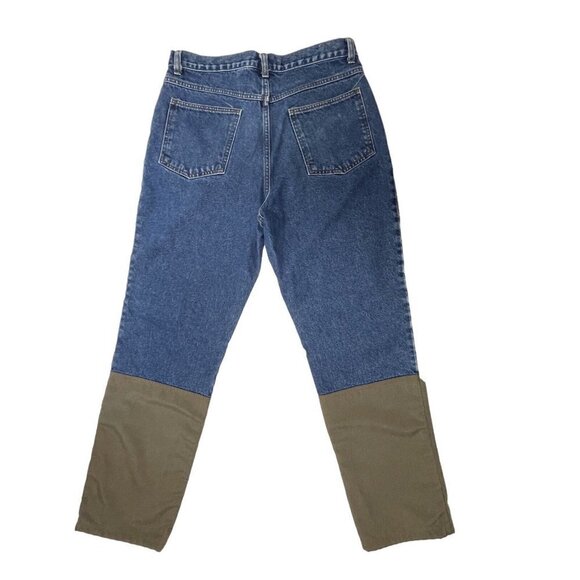 FIELD TESTED GUIDE GEAR Reinforced Field Pants Men's 32x30 Denim Khaki Canvas‎ - Picture 5 of 13